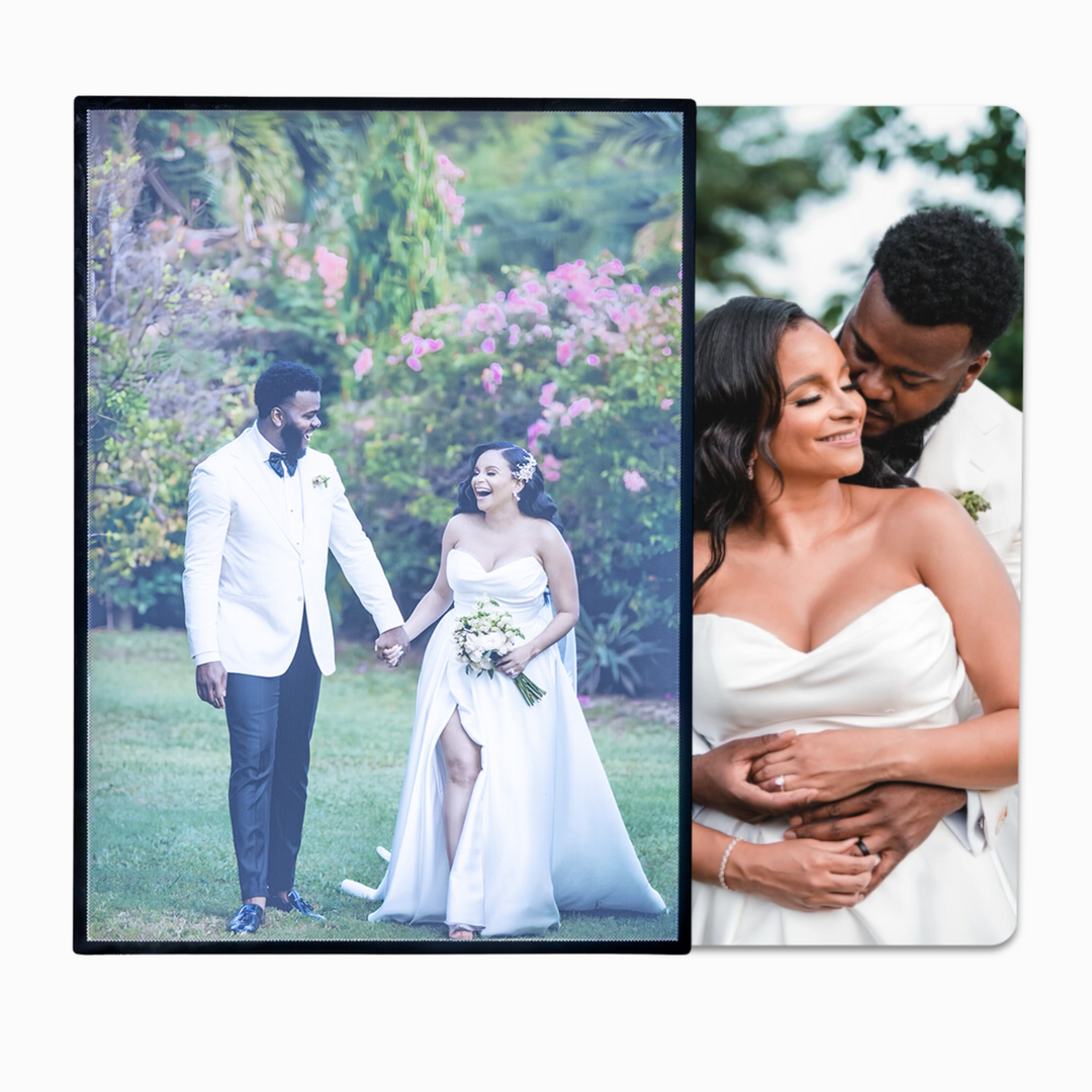 The MOMNT+ Smart Poster Frame & 2 Vinyl Wedding Bundle