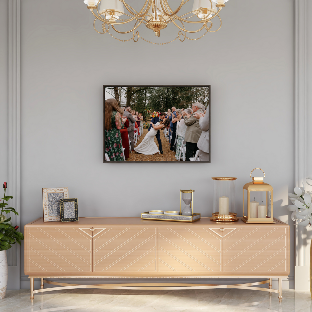 MOMNT Smart Poster Frame for Wedding Rentals